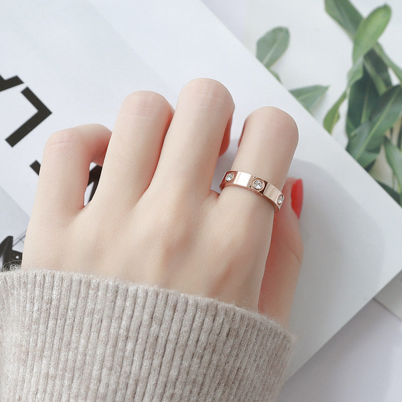 Inel Elegance placat cu aur de 18k