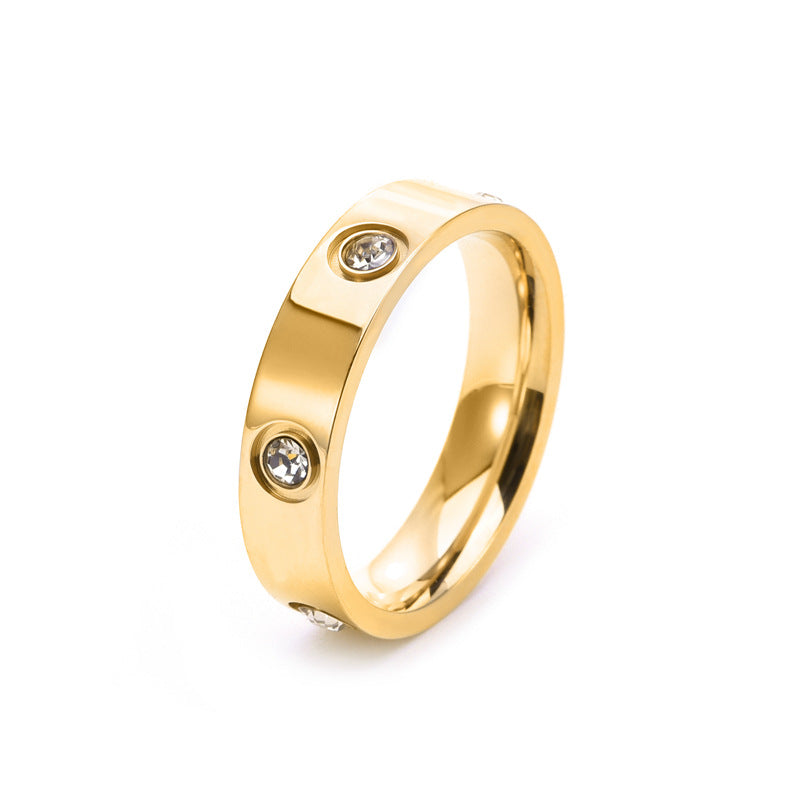 Inel Elegance placat cu aur de 18k