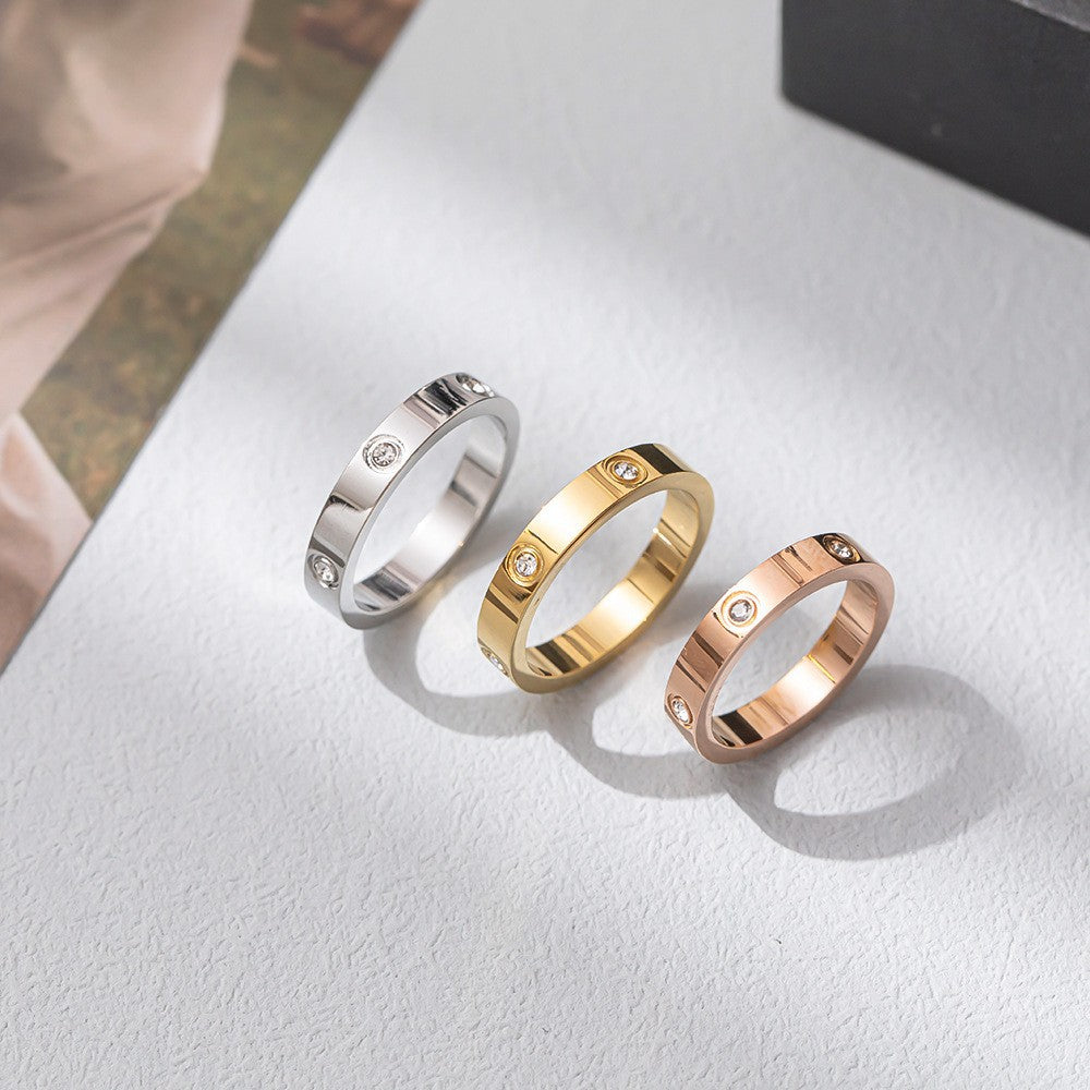 Inel Elegance placat cu aur de 18k