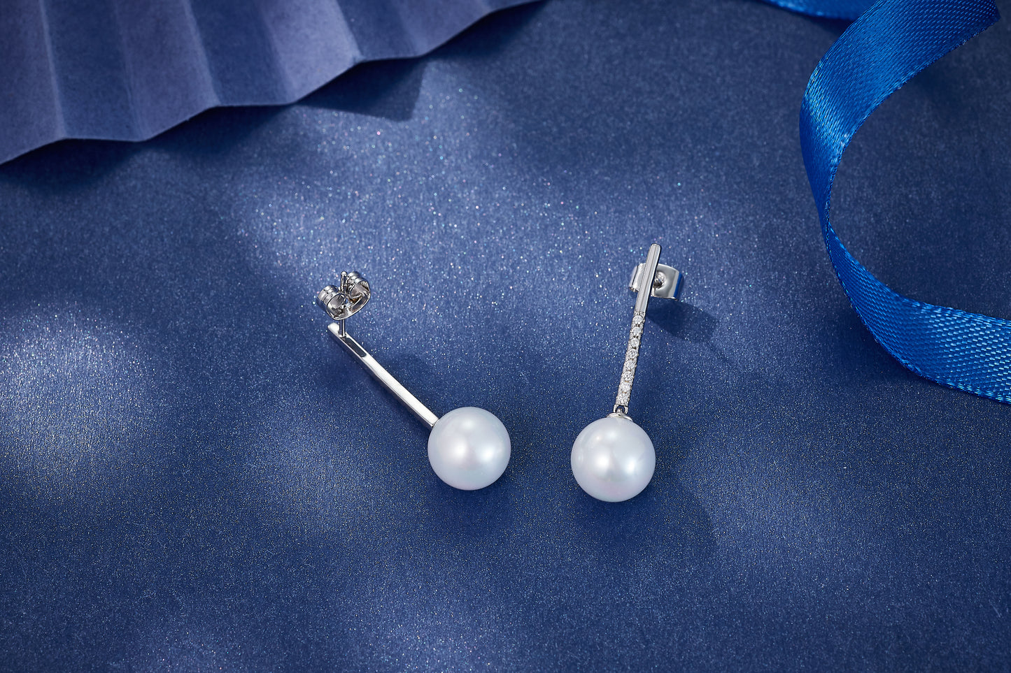 Cercei Pearl Elegance cu cristale zirconiu