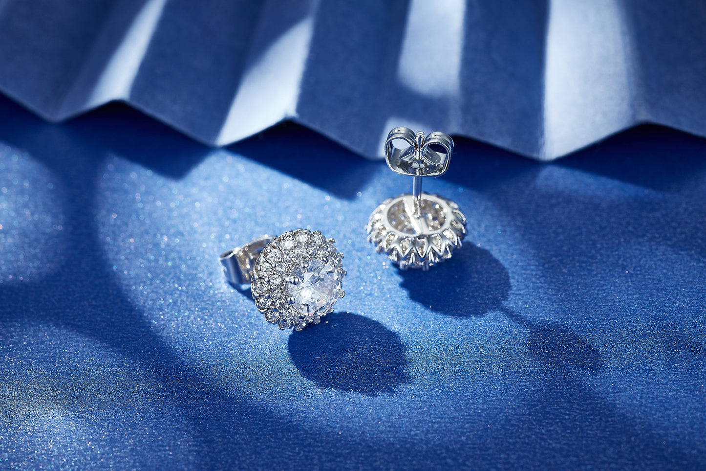 Cercei Sparkling Studs cu cristale zirconiu
