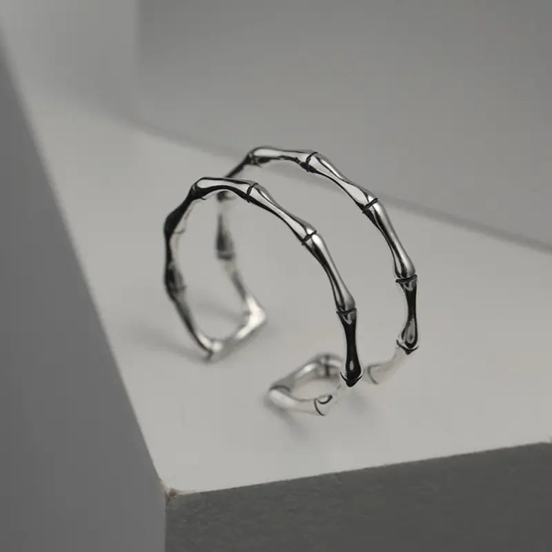 Inel Duo placat cu aur de 18k
