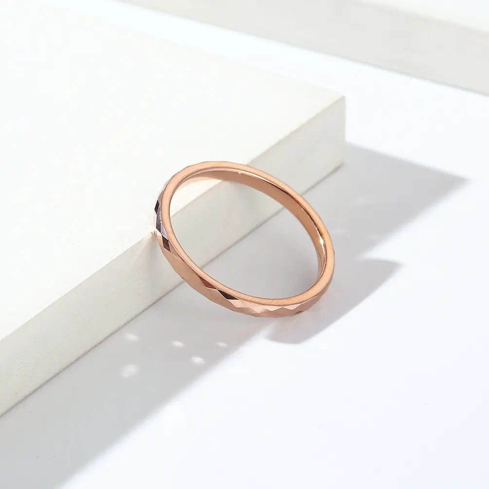 Inel din tungsten Charm