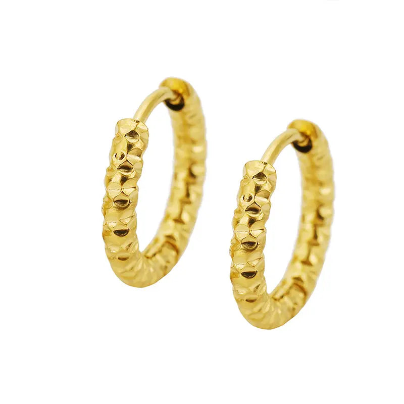 Cercei Urban Elegance placati cu aur de 18k