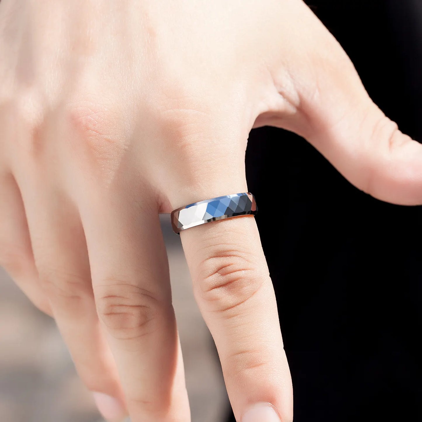 Inel din tungsten Allure chrome