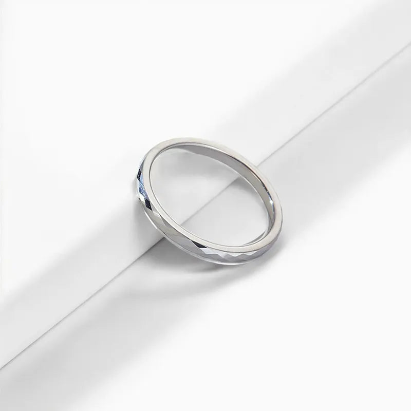 Inel din tungsten Charm