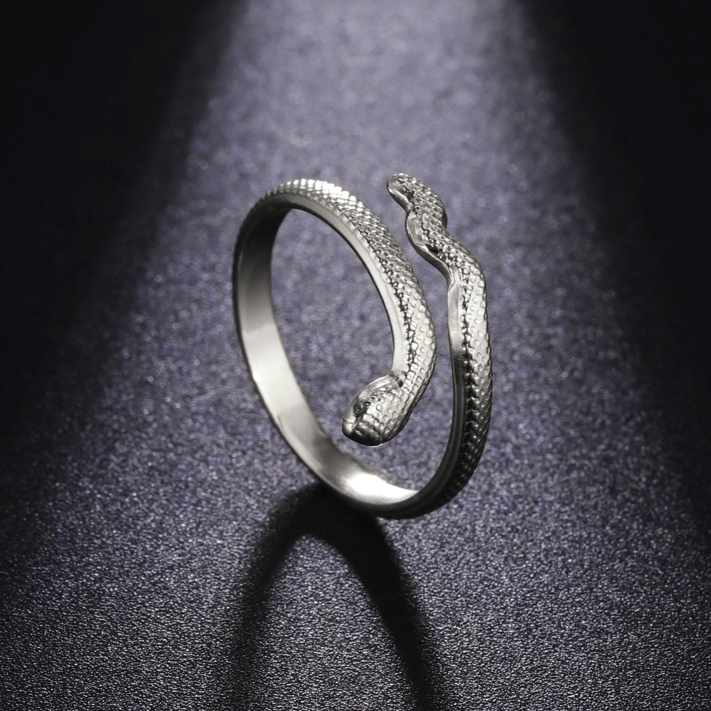 Inel Snake placat cu aur de 18k